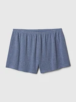 Linen-Blend PJ Shorts