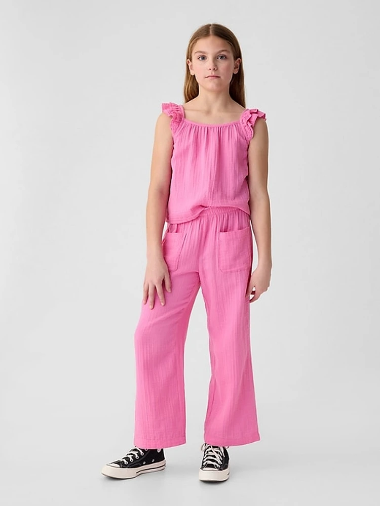 Kids Crinkle Gauze Pants