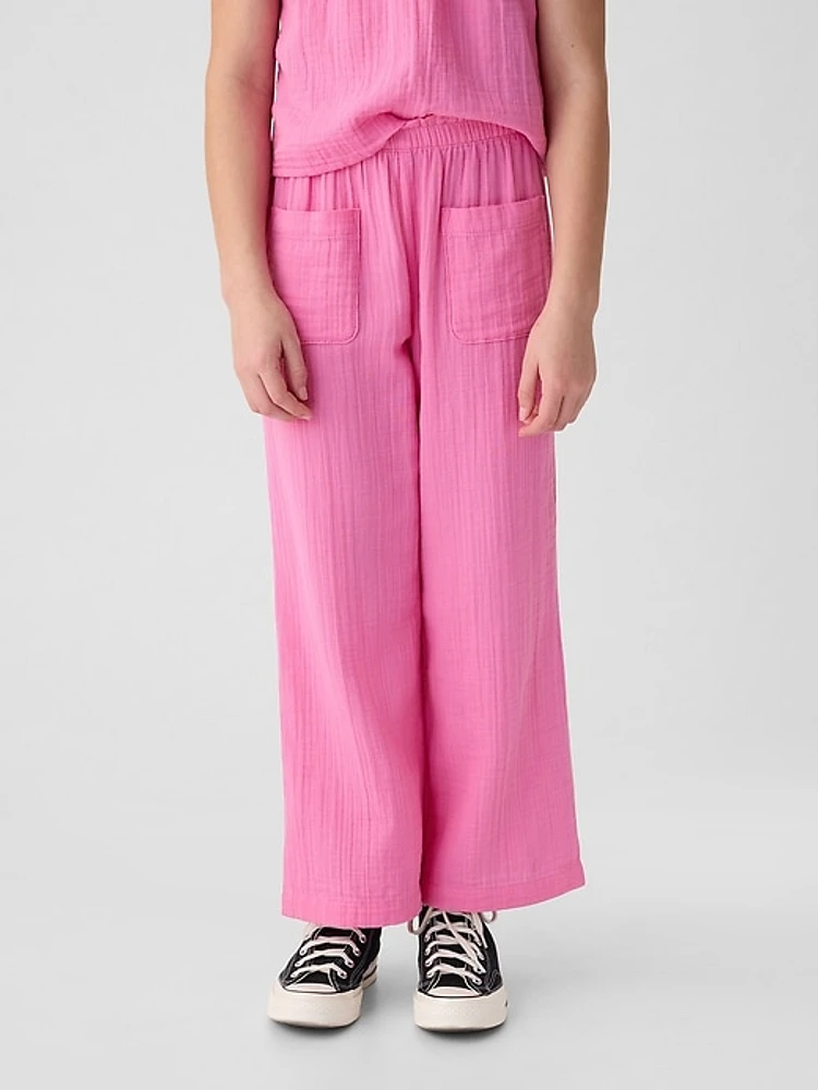 Kids Crinkle Gauze Pants