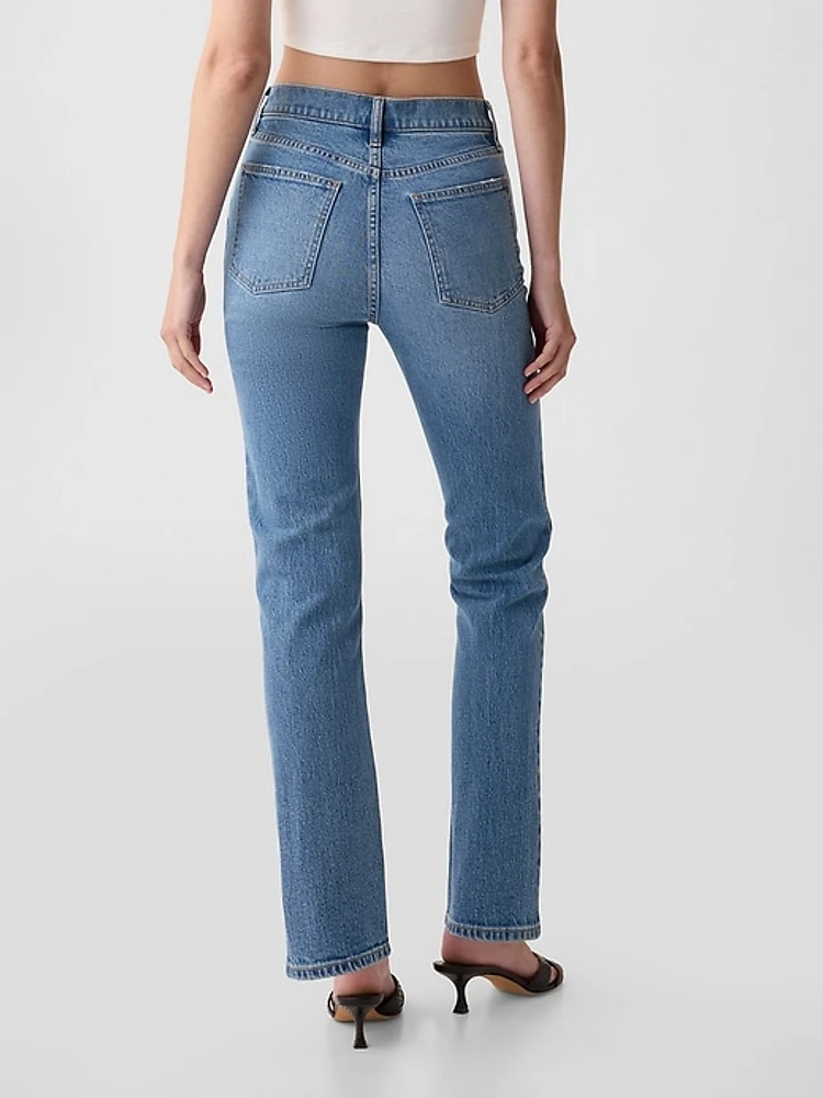 High Rise '90s Straight Jeans