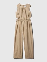 Kids Linen-Cotton Jumpsuit