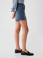 4" High Rise Girlfriend Denim Shorts