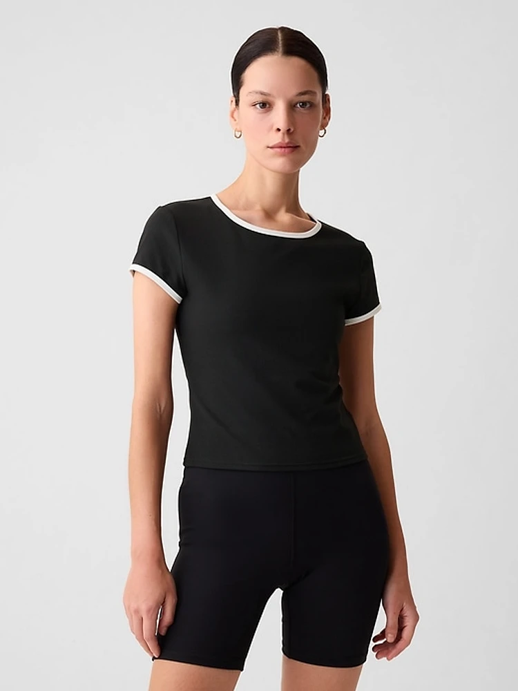 GapFit Studio Rib Cropped T-Shirt