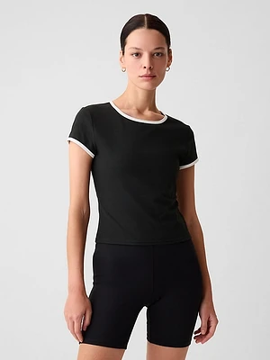 GapFit Studio Rib Cropped T-Shirt