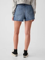 Low Rise Y2K Cargo Denim Shorts