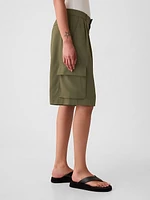 365 Mid Rise Cargo Bermuda Shorts