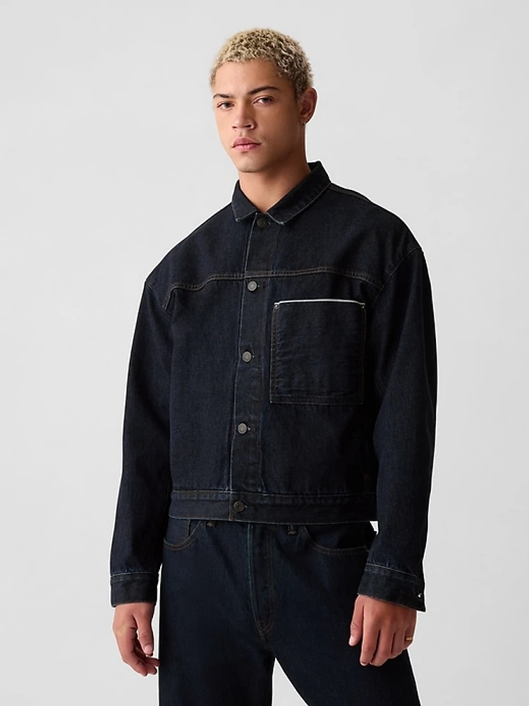 Relaxed Selvedge Denim Icon Jacket