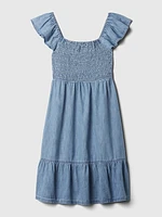 Kids Smocked Midi Dress