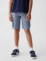 Kids Denim Cargo Shorts