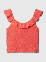 Kids Ruffle Smocked Tank Top