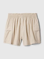 Kids Mid Rise Cargo Shorts