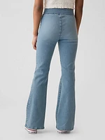 Kids High Rise Crossover Flare Jeans