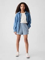 Kids Crinkle Gauze Pull-On Shorts