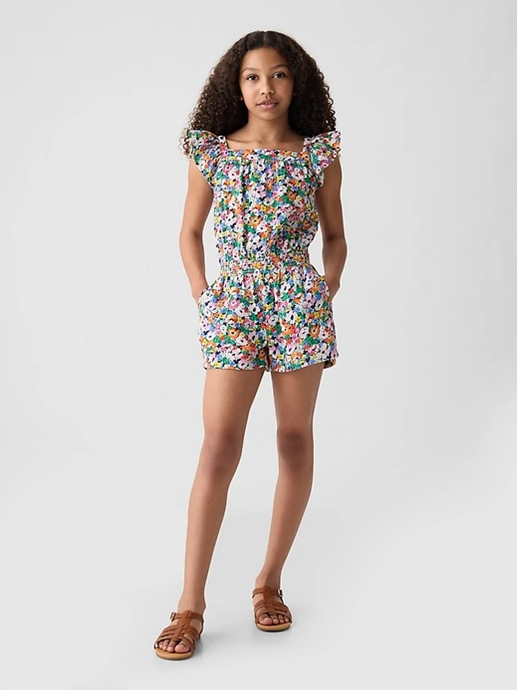 Kids Crinkle Gauze Romper