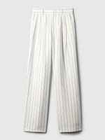 365 High Rise Linen-Cotton Trousers