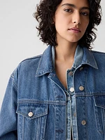 Longline Icon Denim Jacket