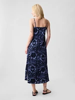 Satin Midi Dress