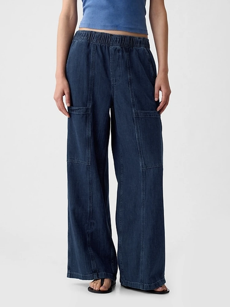 High Rise Utility Easy Jeans