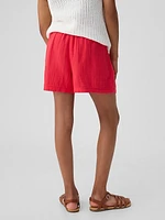 Kids Crinkle Gauze Shorts