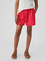 Kids Crinkle Gauze Shorts