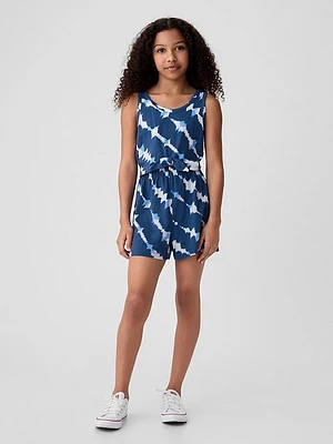 Kids Tie-Front Romper