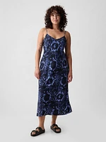 Satin Midi Dress