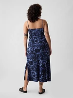 Satin Midi Dress