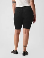 9" High Rise Bermuda Shorts