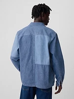 Patchwork Denim Shirt