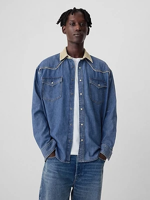 Denim Western Shirt