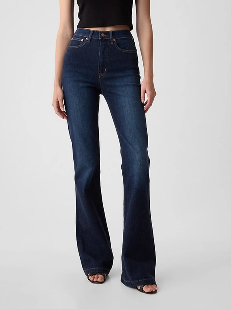 High Rise '70s Flare Jeans