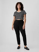 High Rise Ponte Skinny Pants