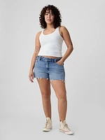 4" Low Rise Stride Denim Shorts