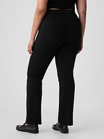 Mid Rise Ponte Crop Kick Pants