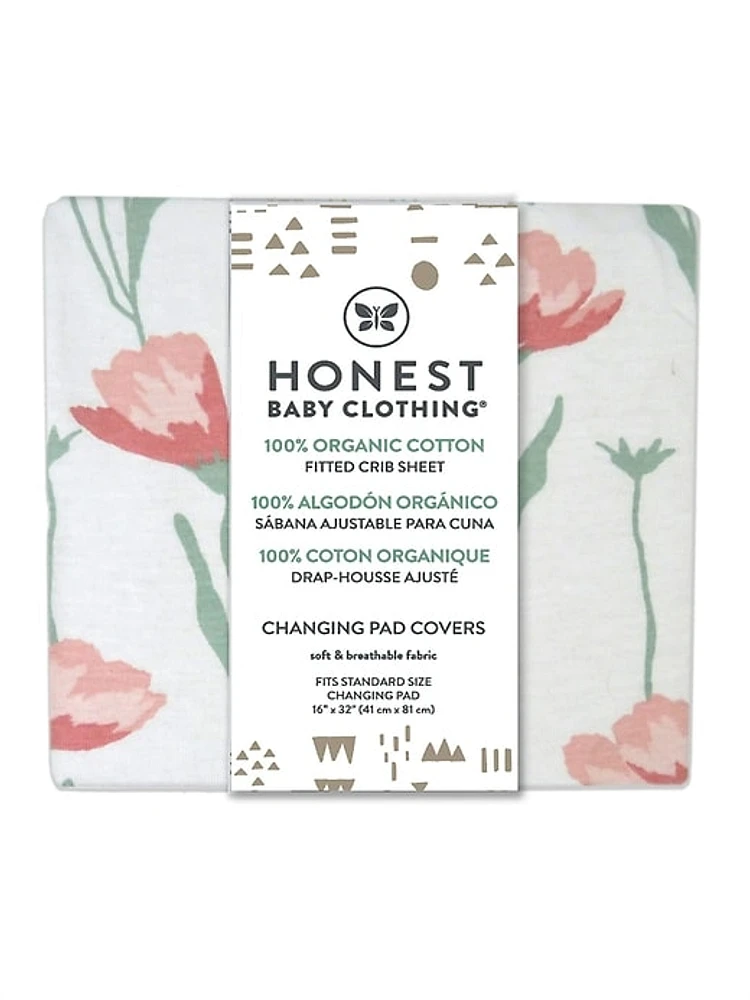 Honest Baby Clothing Organic Cotton Changing Pad Cover