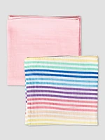 Honest Baby Clothing Two Pack Organic Cotton Swaddle Blankets