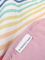 Honest Baby Clothing Organic Cotton Reversible Blanket