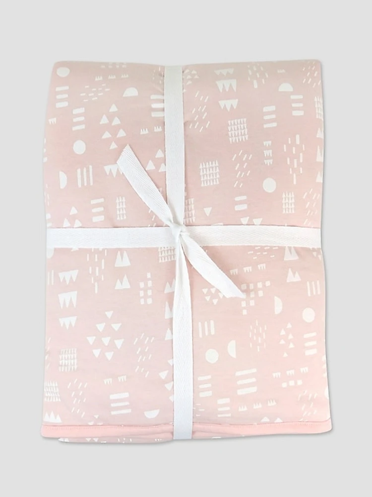 Honest Baby Clothing Organic Cotton Reversible Blanket