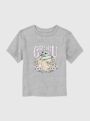 Toddler The Mandalorian Grogu Spring Graphic Tee