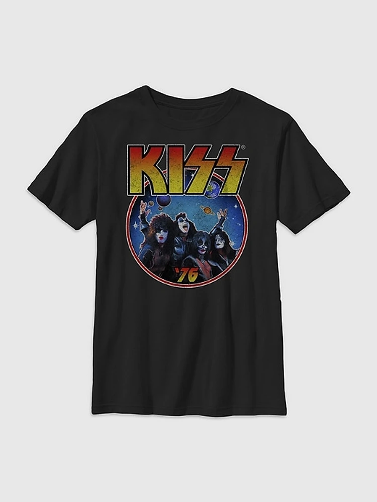 Kids KISS 76 Graphic Tee