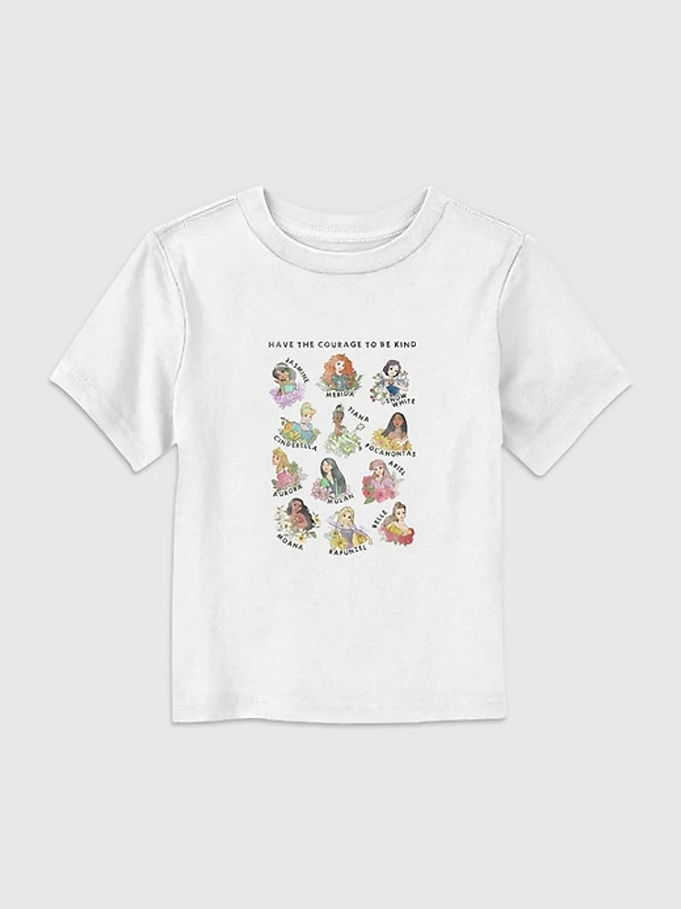 Toddler Disney Princess Courage To Be Kind Graphic Tee