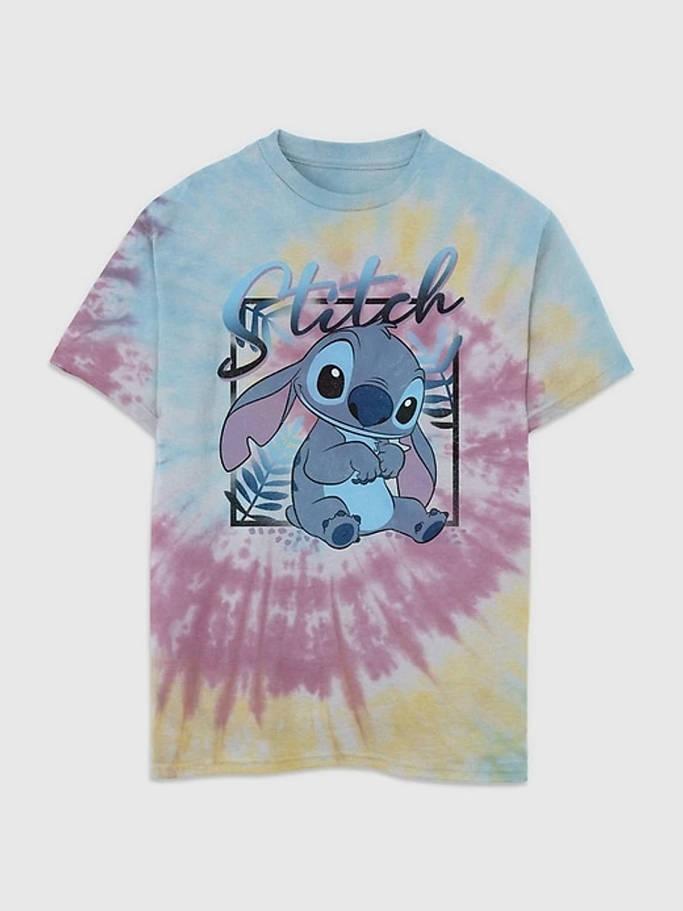 Kids Lilo and Stitch Tie Dye Graphic Tee