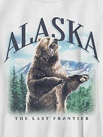 Kids Alaska Last Frontier Bear Graphic Tee