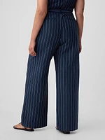 365 High Rise Linen-Cotton Trousers