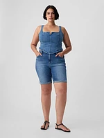 9" High Rise Bermuda Shorts