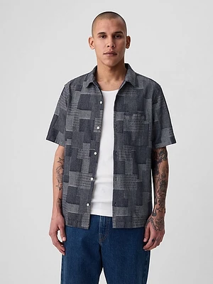 Patchwork Resort Shirt