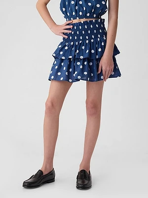 Kids Smocked Skort