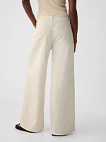 Mid Rise Cargo Baggy Jeans