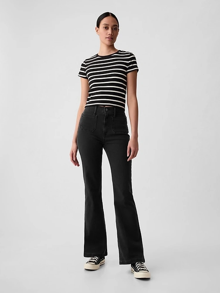 High Rise '70s Flare Jeans