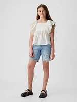 Kids Flutter Eyelet Shirt